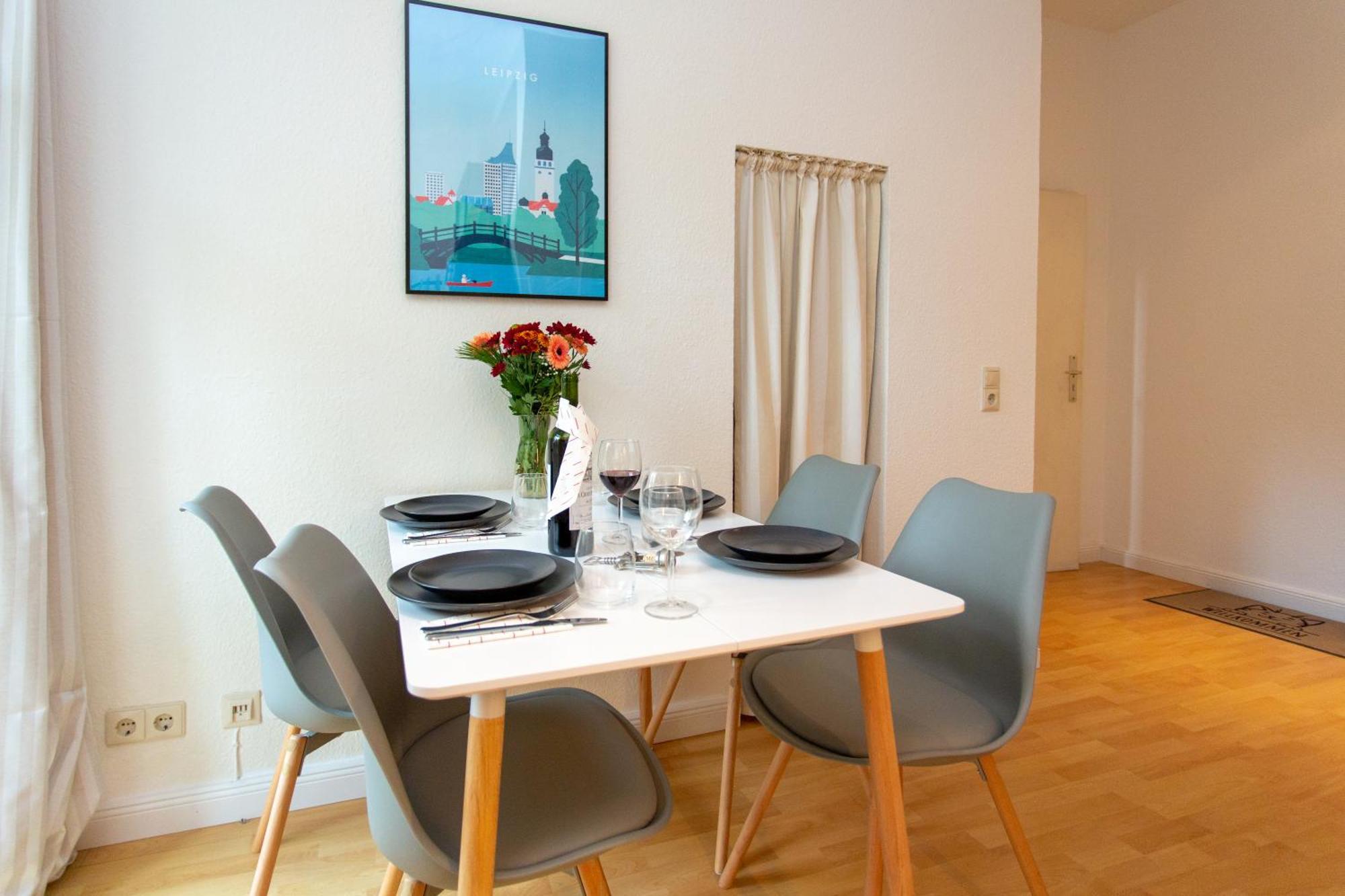 Das City-Appartment Zentrum West Leipzig Eksteriør bilde